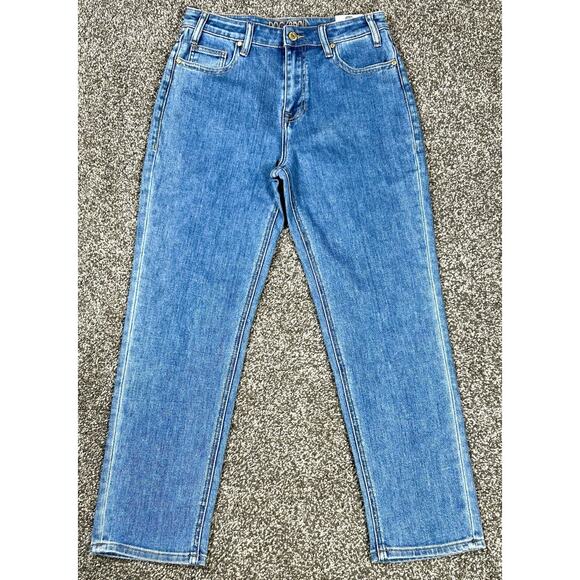 Brand New Rock & Roll Denim Jeans Hi Rise Straight Cropped Women's 29 X 27 NWT - Picture 1 of 10